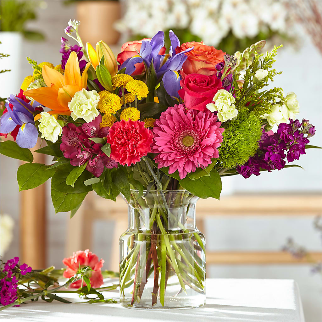 Bold & Bright – A Florist Original – SHIRLEY'S FLOWERS & SWEETS, Nashua NH