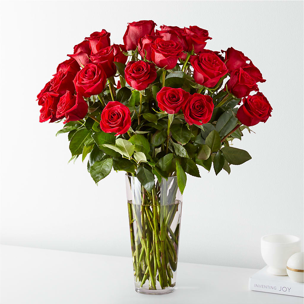 Long Stem Red Rose Bouquet – SHIRLEY'S FLOWERS & SWEETS, Nashua NH