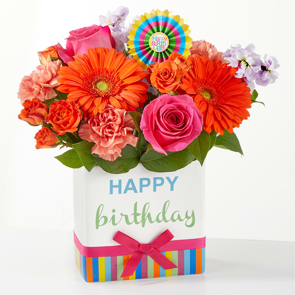 Birthday Surprise Bouquet – SHIRLEY'S FLOWERS & SWEETS, Nashua NH