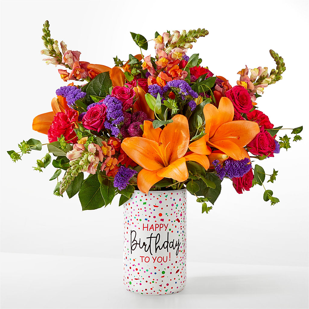 Birthday Palooza Bouquet – SHIRLEY'S FLOWERS & SWEETS, Nashua NH