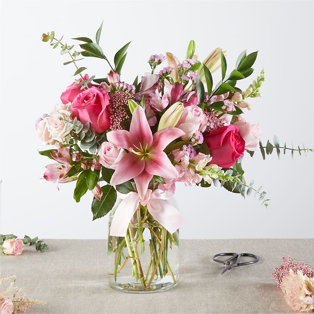 Pink Ribbon - A Florist Original – SHIRLEY'S FLOWERS & SWEETS, Nashua NH