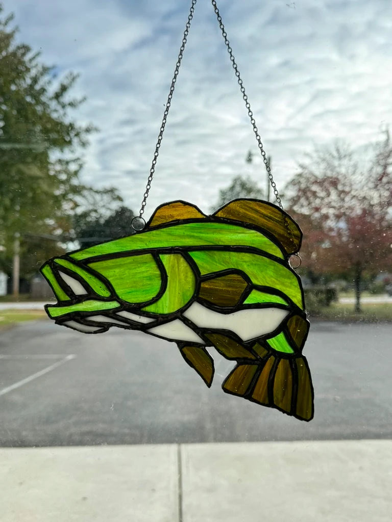 Stained Glass Bass – SHIRLEY'S FLOWERS & SWEETS, Nashua NH