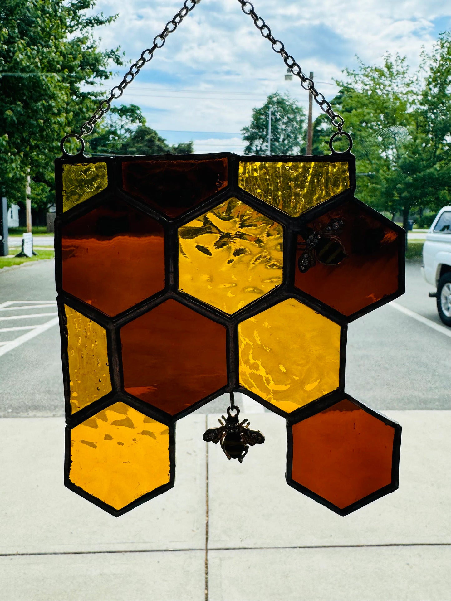 Stained Glass Honeycomb (Medium) – SHIRLEY'S FLOWERS & SWEETS, Nashua NH