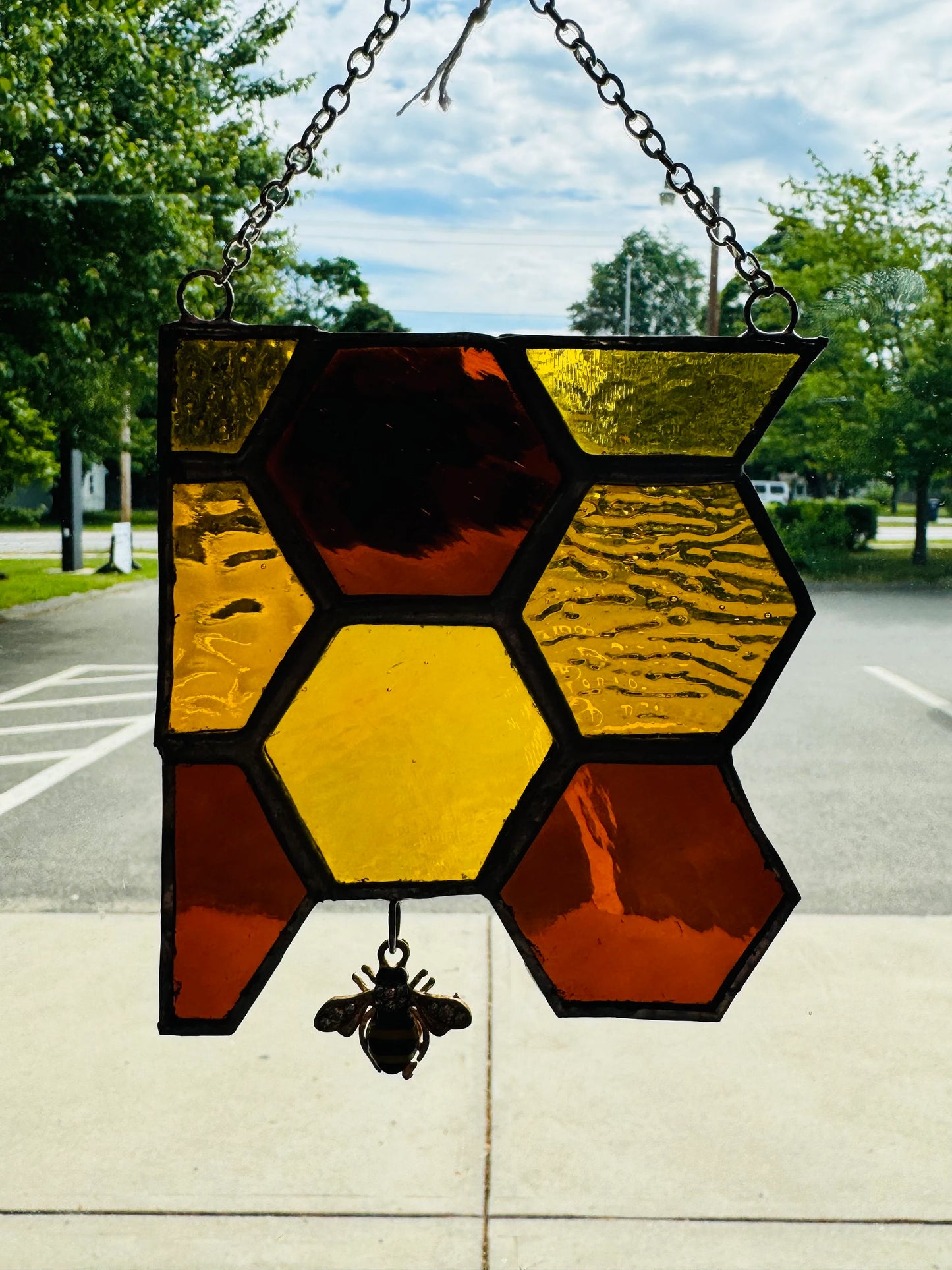Stained Glass Honeycomb (Small) – SHIRLEY'S FLOWERS & SWEETS, Nashua NH