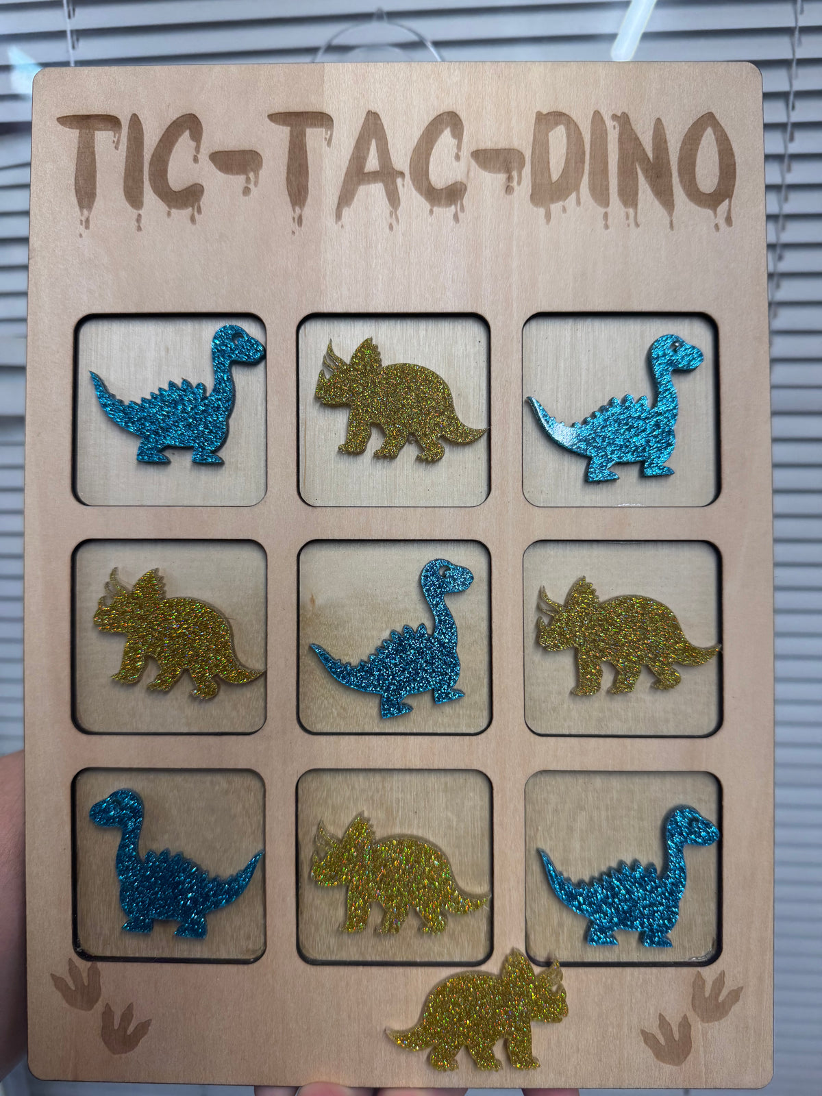 Dino Tic Tac Toe Board – SHIRLEY'S FLOWERS & SWEETS, Nashua NH