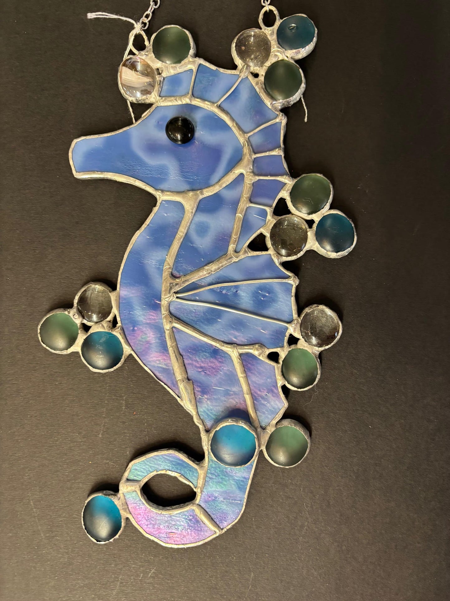 Stained Glass Seahorse