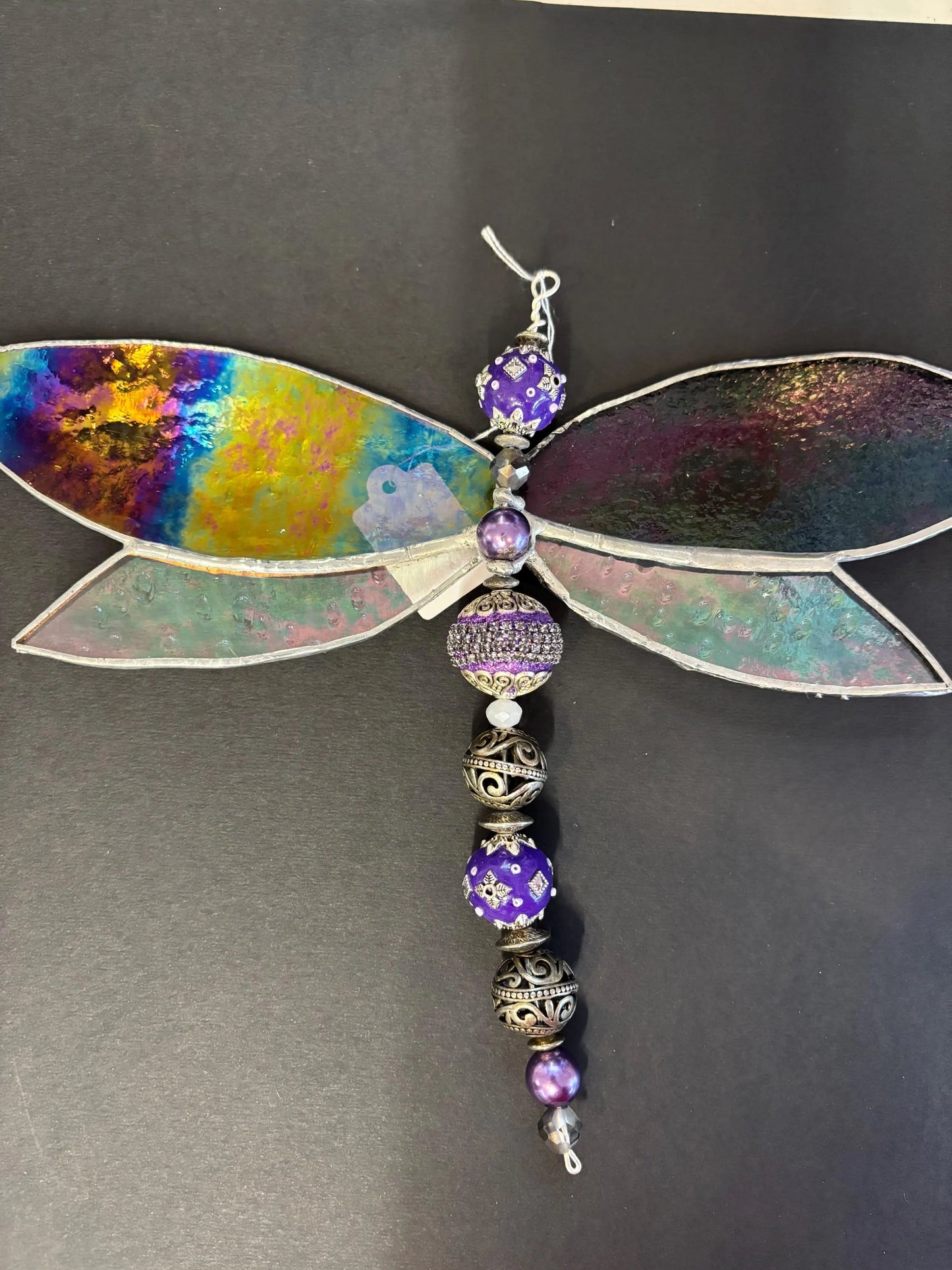 Stained Glass Rainbow Dragonfly – SHIRLEY'S FLOWERS & SWEETS, Nashua NH
