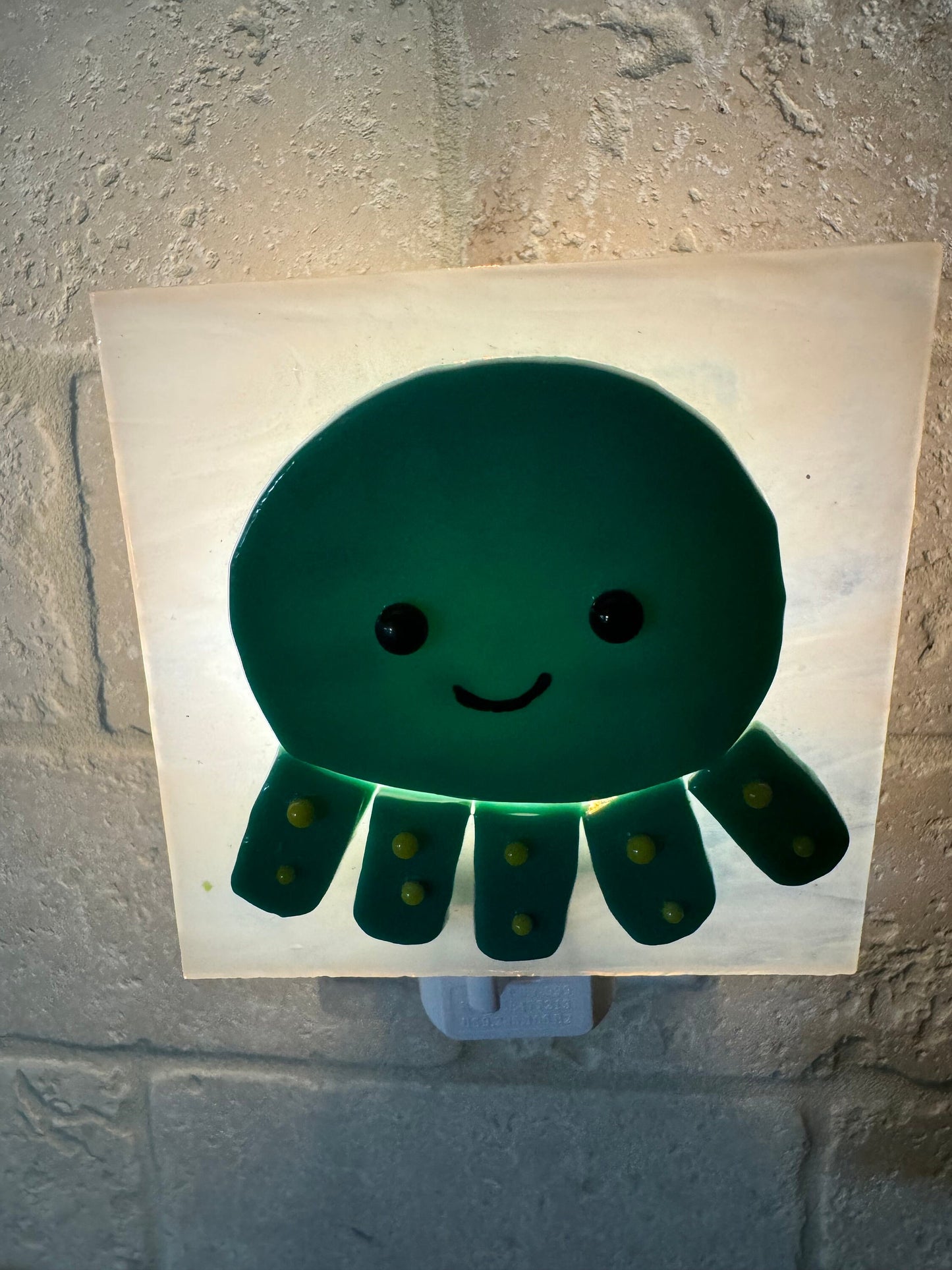 Fused Glass Octopus Night Light – SHIRLEY'S FLOWERS & SWEETS, Nashua NH