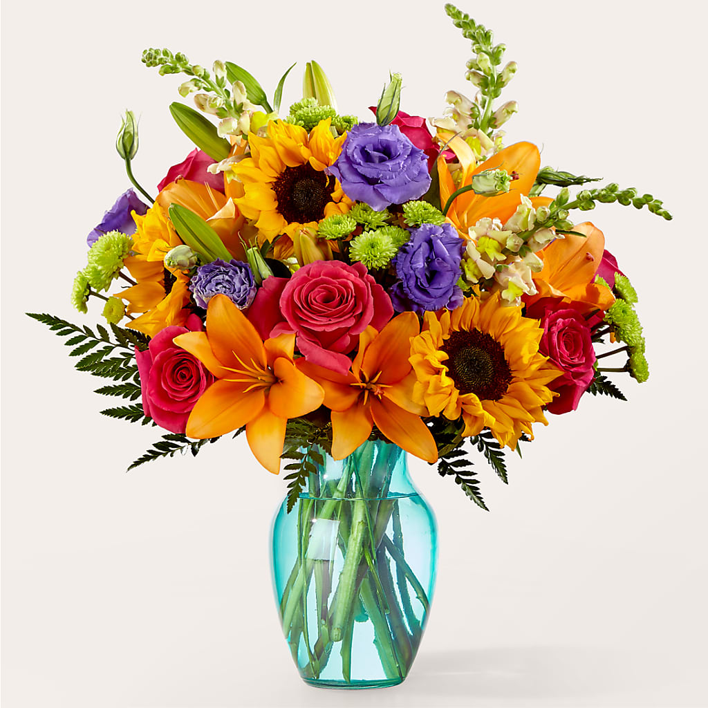 Double Rainbow Bouquet – SHIRLEY'S FLOWERS & SWEETS, Nashua NH