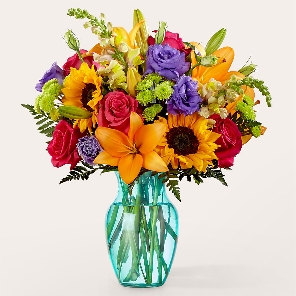 Double Rainbow Bouquet – SHIRLEY'S FLOWERS & SWEETS, Nashua NH