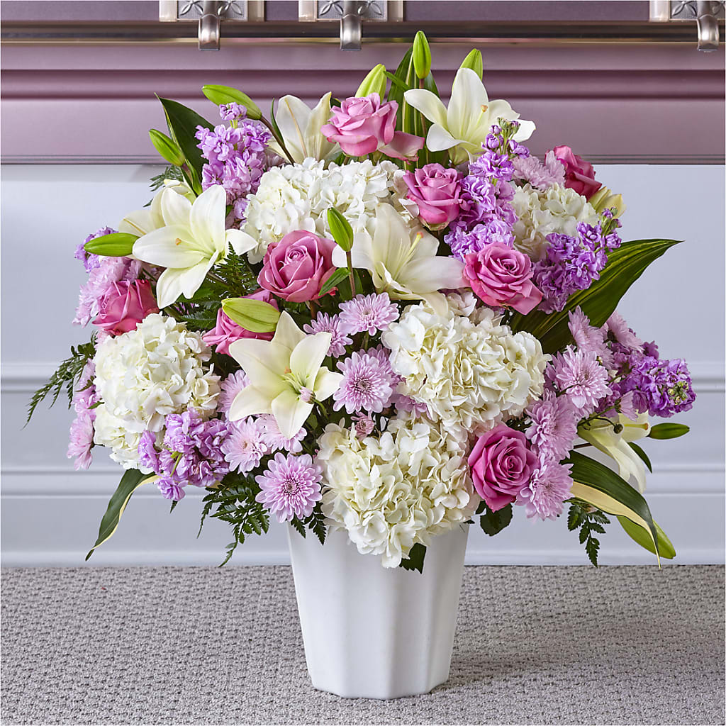 Heaven Sent Floor Basket – SHIRLEY'S FLOWERS & SWEETS, Nashua NH