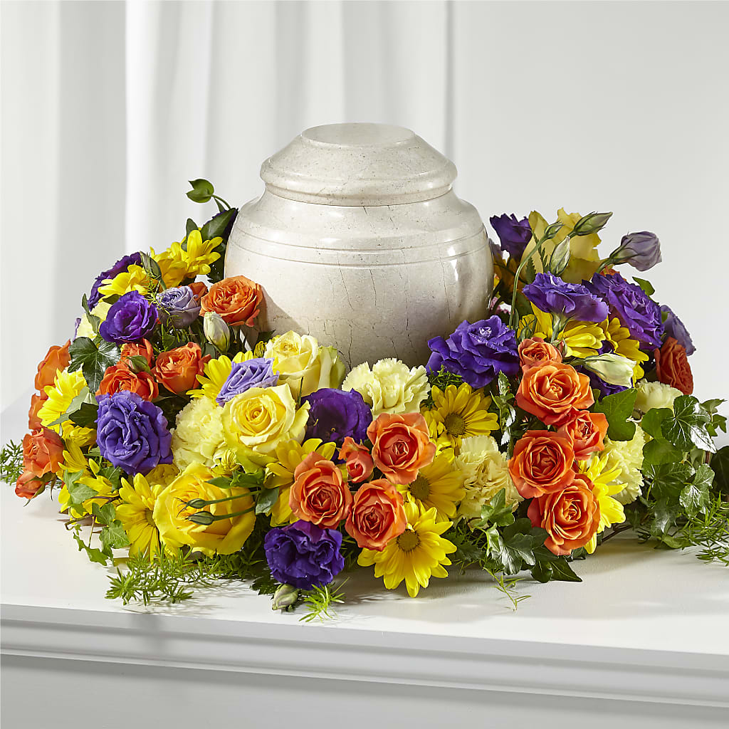 Blossoms of Remembrance Cremation Adornment – SHIRLEY'S FLOWERS & SWEETS, Nashua NH