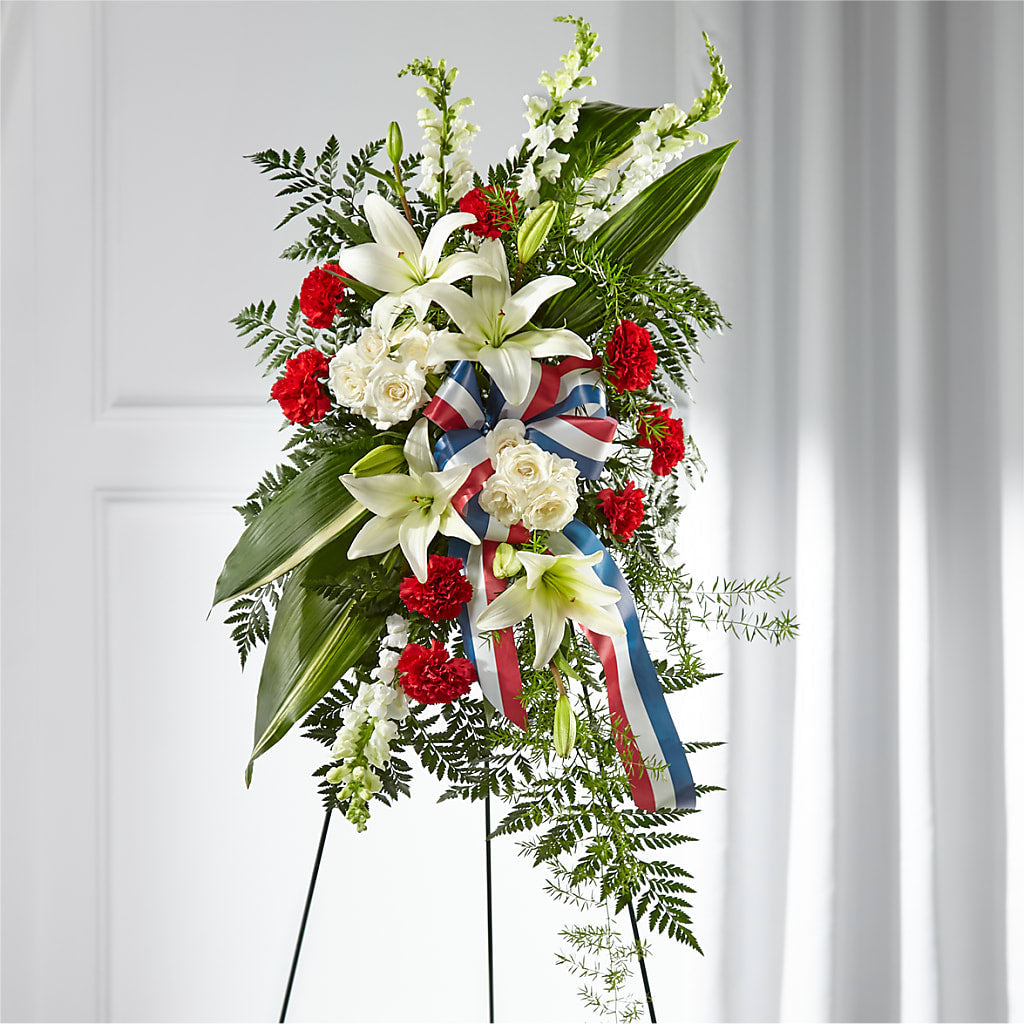 Stars of Life Standing Spray – SHIRLEY'S FLOWERS & SWEETS, Nashua NH