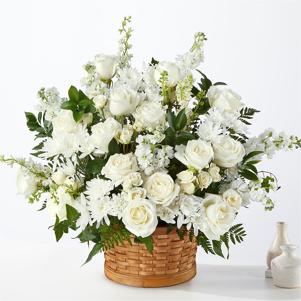 Heartfelt Condolences Arrangement – SHIRLEY'S FLOWERS & SWEETS, Nashua NH