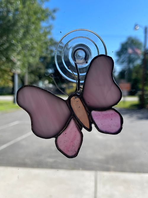 Mini Stained Glass Butterfly