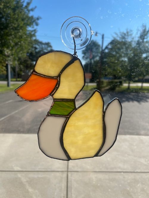 Stained Glass Duck – SHIRLEY'S FLOWERS & SWEETS, Nashua NH