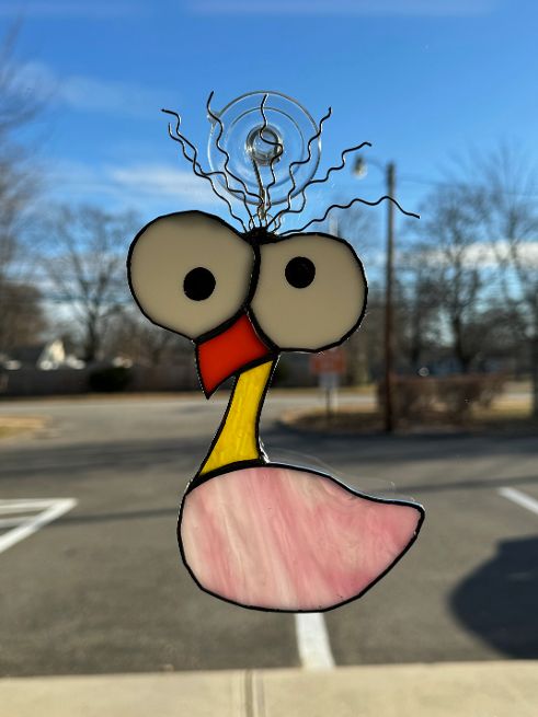 Stained Glass KooKoo Bird
