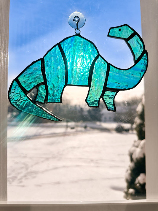 Stained Glass Dinosaur