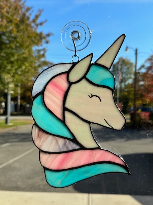 Stained Glass Unicorn