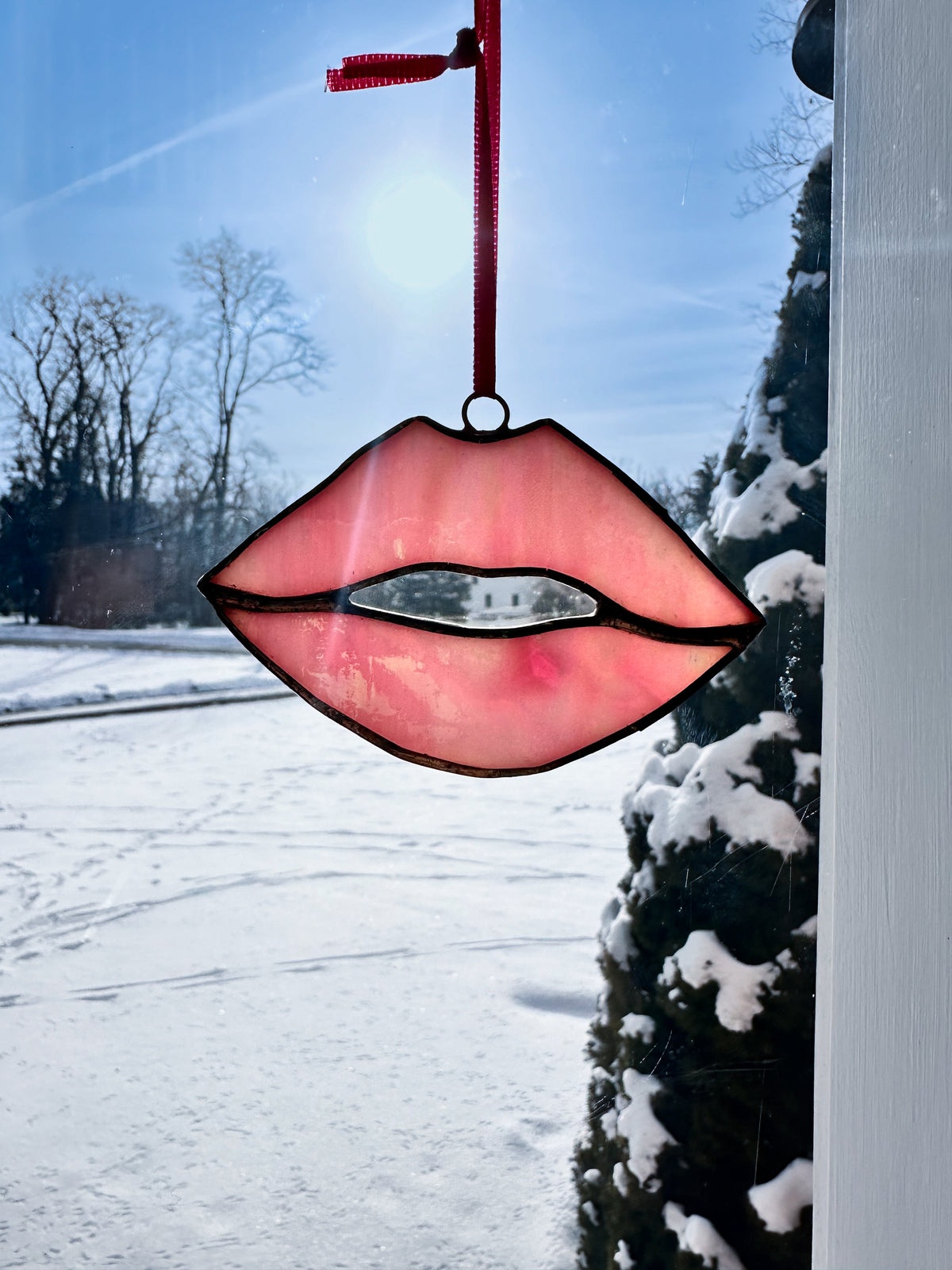 Stained Glass Pink Lips – SHIRLEY'S FLOWERS & SWEETS, Nashua NH