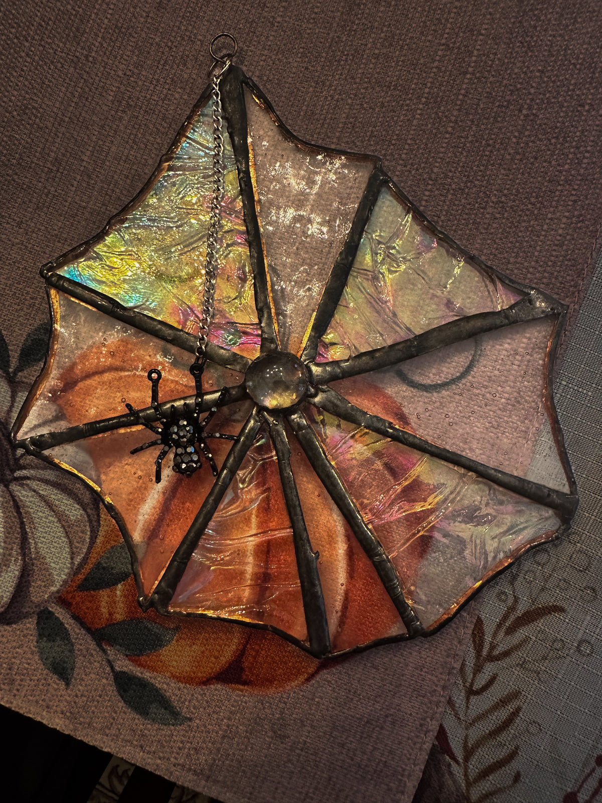 Stained Glass Spider Web – SHIRLEY'S FLOWERS & SWEETS, Nashua NH
