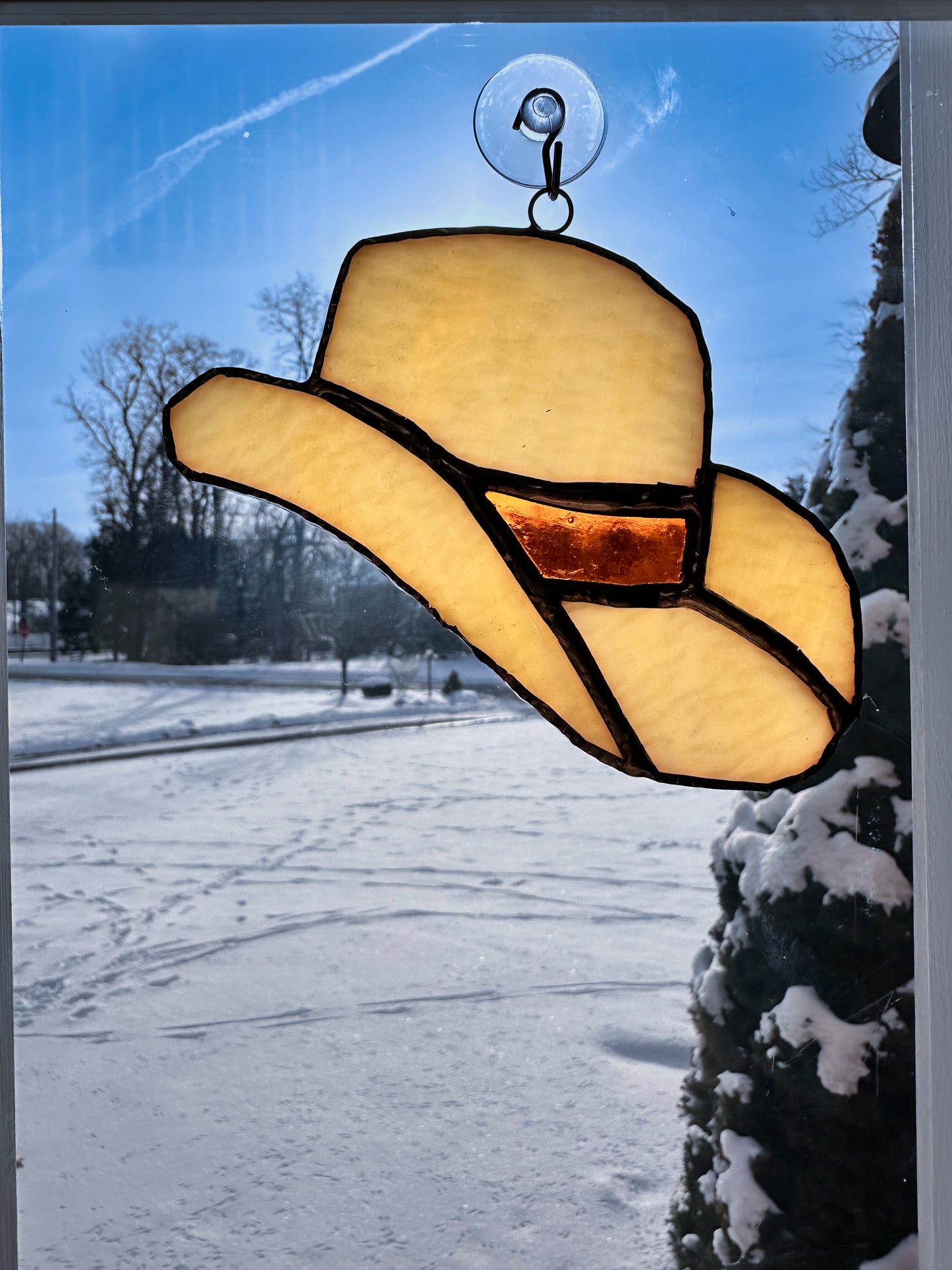 Stained Glass Cowboy Hat – SHIRLEY'S FLOWERS & SWEETS, Nashua NH
