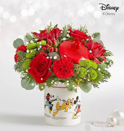 Mickey and Friends Holiday Cookie Jar