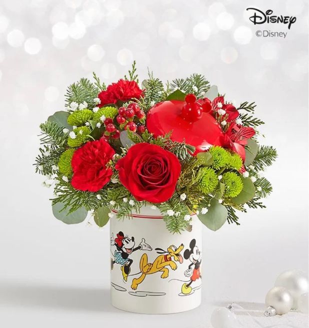 Mickey and Friends Holiday Cookie Jar