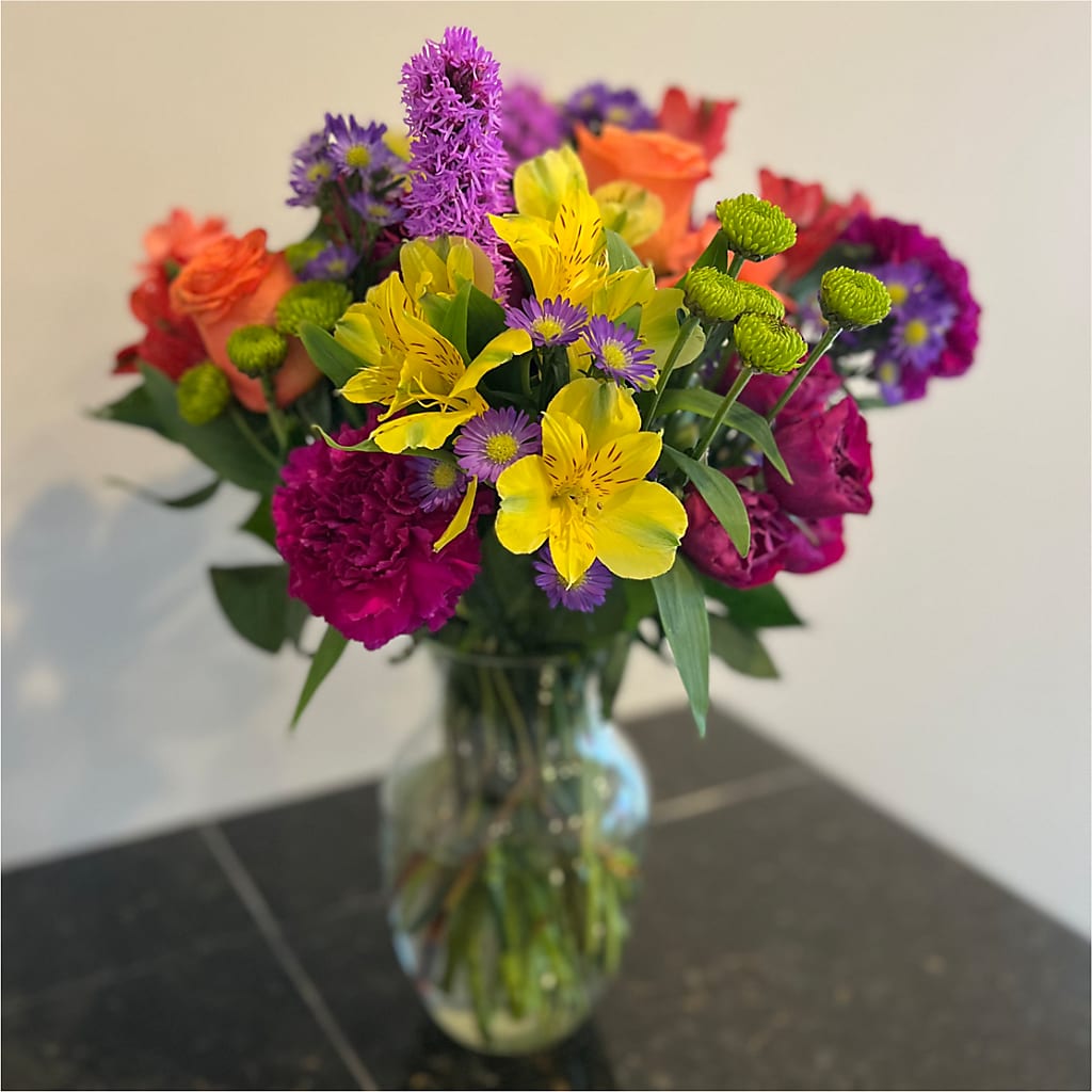 Bold & Bright – A Florist Original – SHIRLEY'S FLOWERS & SWEETS, Nashua NH