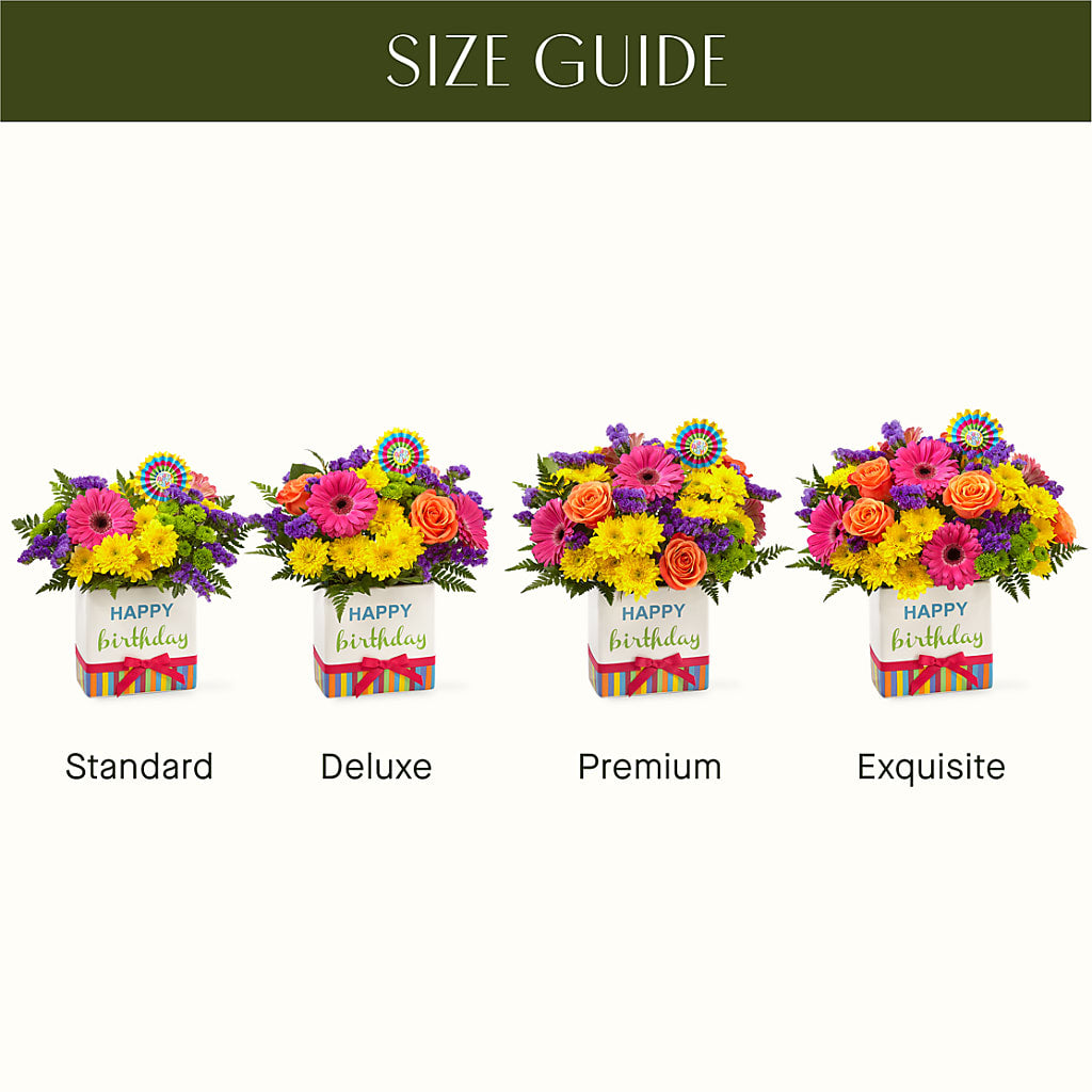 Birthday Brights Bouquet – SHIRLEY'S FLOWERS & SWEETS, Nashua NH