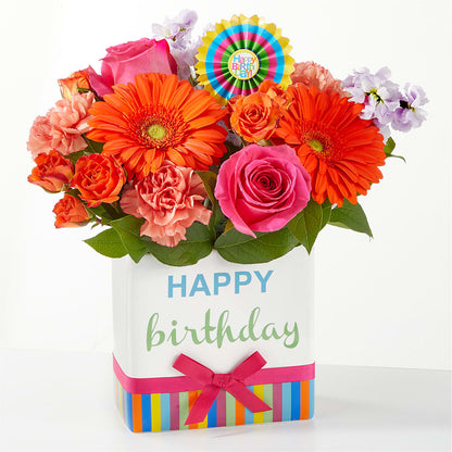 Birthday Surprise Bouquet – SHIRLEY'S FLOWERS & SWEETS, Nashua NH