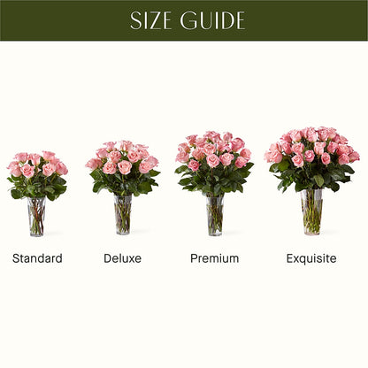Long Stem Pink Rose Bouquet – SHIRLEY'S FLOWERS & SWEETS, Nashua NH