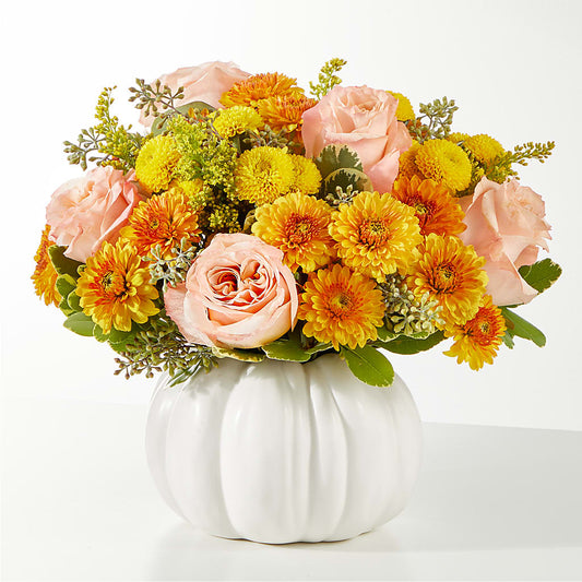Peachy Pumpkin – SHIRLEY'S FLOWERS & SWEETS, Nashua NH