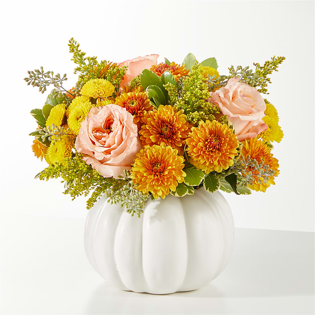 Peachy Pumpkin – SHIRLEY'S FLOWERS & SWEETS, Nashua NH