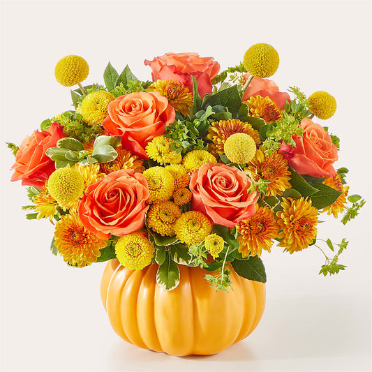 Gourdgeous Pumpkin – SHIRLEY'S FLOWERS & SWEETS, Nashua NH