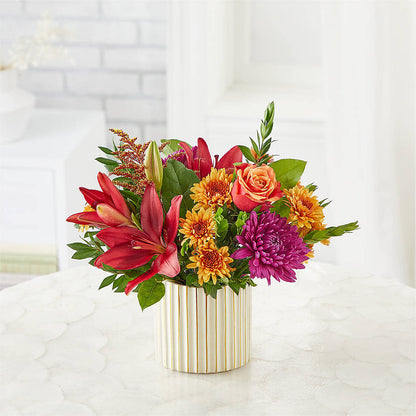 Burgundy Landscape Bouquet – SHIRLEY'S FLOWERS & SWEETS, Nashua NH