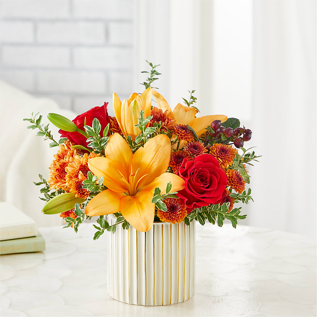 Scarlet Skies Bouquet – SHIRLEY'S FLOWERS & SWEETS, Nashua NH