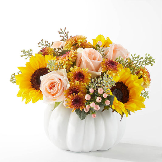 Pumpkin to Talk About Bouquet – SHIRLEY'S FLOWERS & SWEETS, Nashua NH