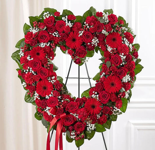 Red Open Heart Tribute