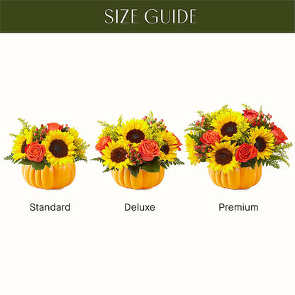 Pick of the Patch Pumpkin Bouquet – SHIRLEY'S FLOWERS & SWEETS, Nashua NH