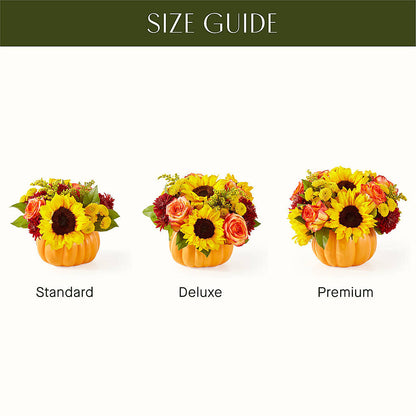 Golden Gourd Pumpkin Bouquet – SHIRLEY'S FLOWERS & SWEETS, Nashua NH