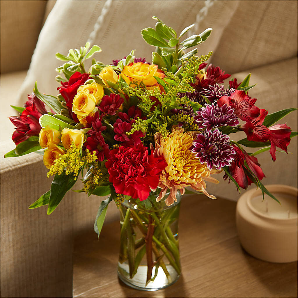 Fall Delight – A Florist Original – SHIRLEY'S FLOWERS & SWEETS, Nashua NH