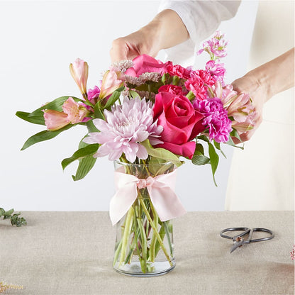 Pink Ribbon - A Florist Original – SHIRLEY'S FLOWERS & SWEETS, Nashua NH