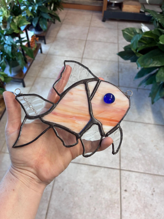 Stained Glass Goldfish – SHIRLEY'S FLOWERS & SWEETS, Nashua NH