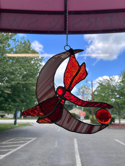 Stained Glass Red Dragonfly – SHIRLEY'S FLOWERS & SWEETS, Nashua NH