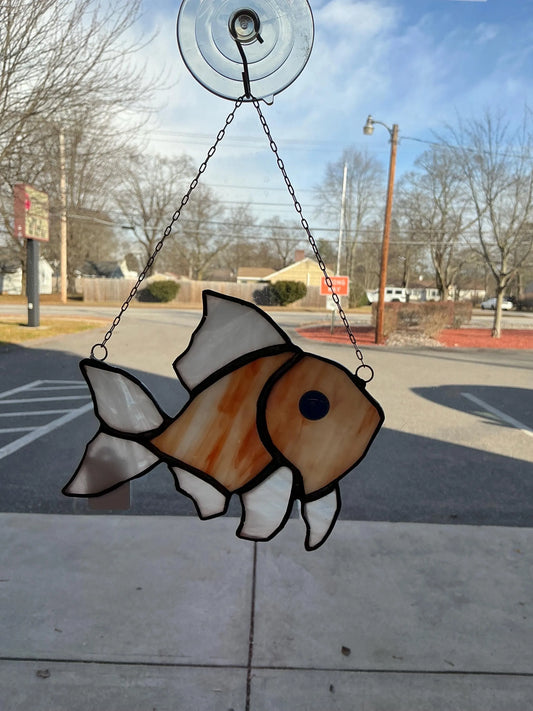 Stained Glass Goldie Goldfish – SHIRLEY'S FLOWERS & SWEETS, Nashua NH