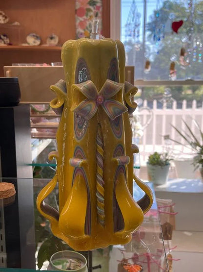 Hand Carved Pastel Candle – SHIRLEY'S FLOWERS & SWEETS, Nashua NH