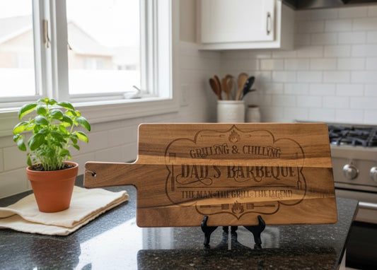 Dads Barbeque Cutting Board