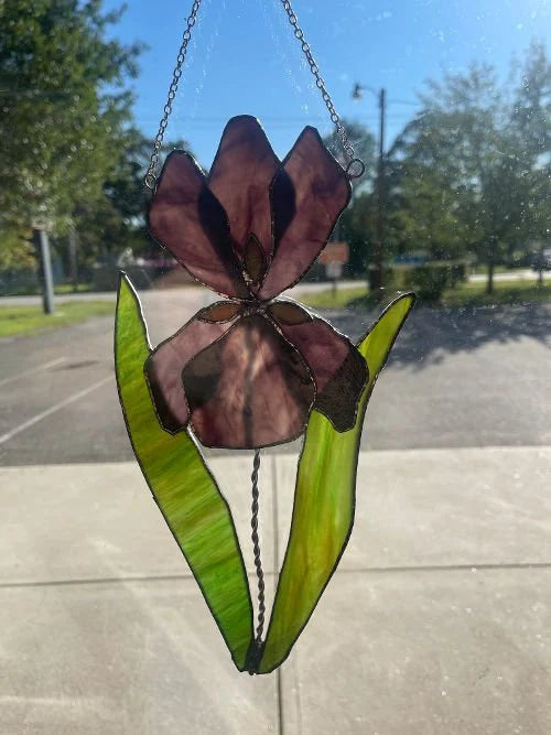 Stained Glass Iris – SHIRLEY'S FLOWERS & SWEETS, Nashua NH