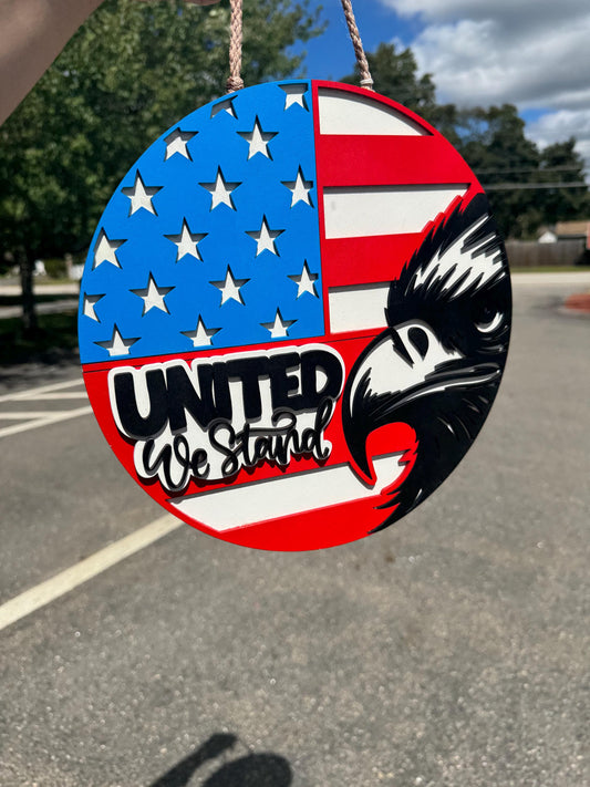 Patriotic Door Sign – SHIRLEY'S FLOWERS & SWEETS, Nashua NH